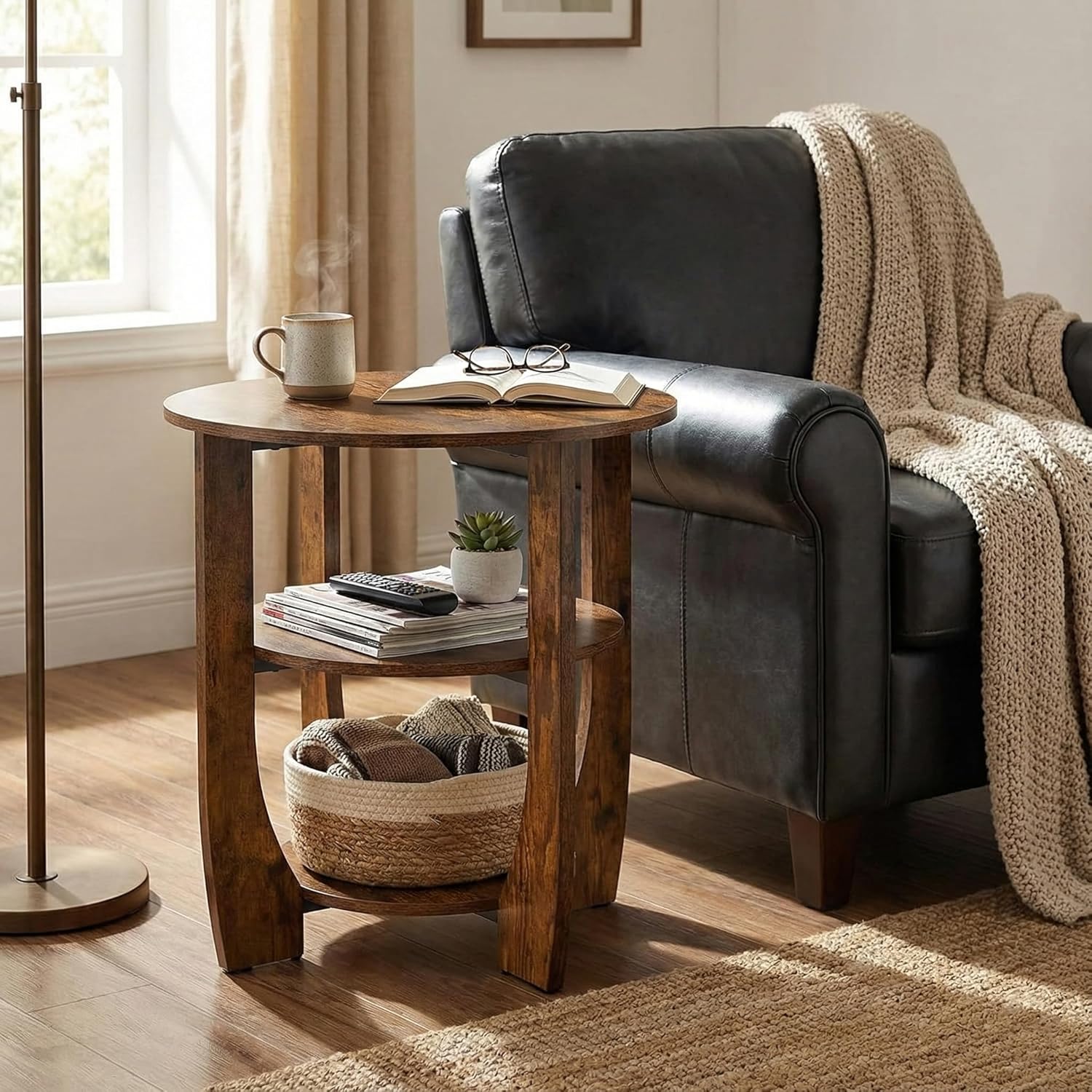 Maximize Your Space: The Zexvida 3-Tier Side Table is a Small Apartment Game Changer