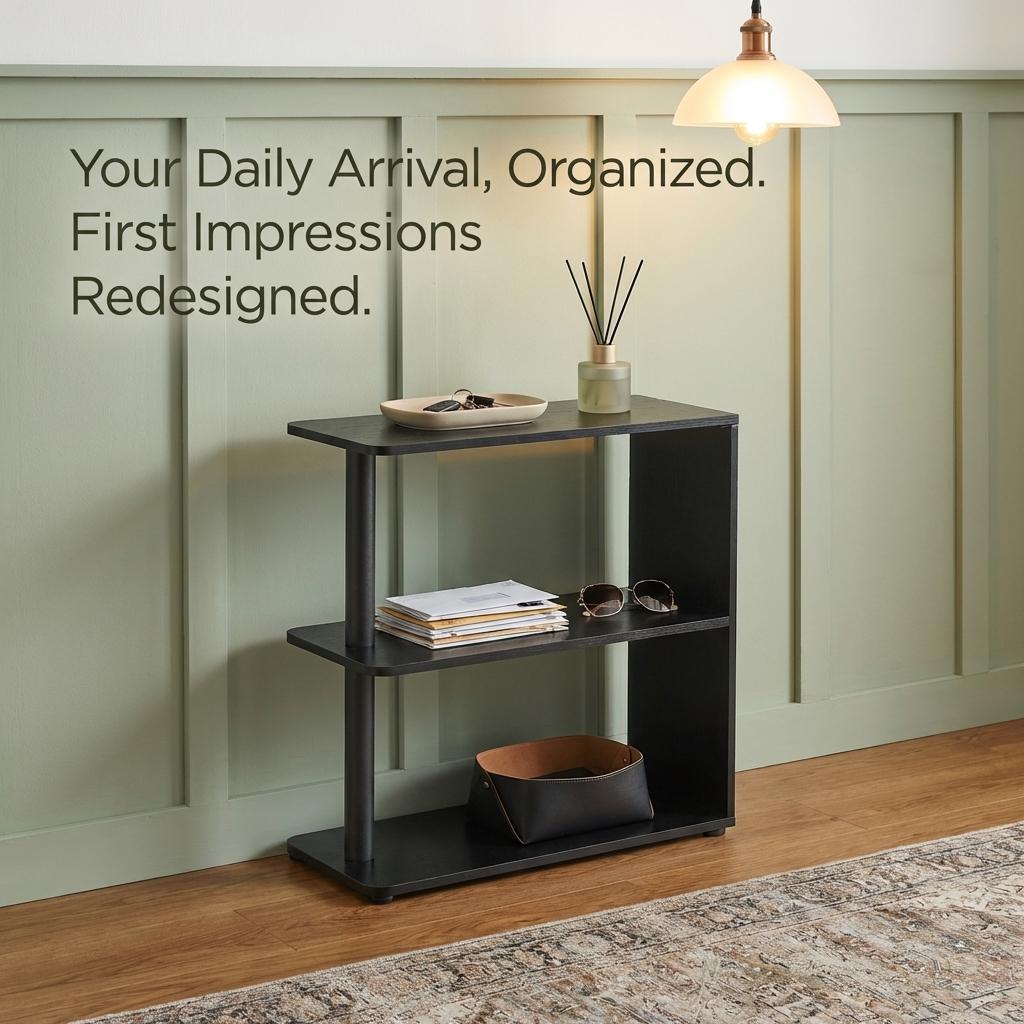 Master Your Entryway: The Zexvida 3-Tier Side Table for Intentional Small Space Living