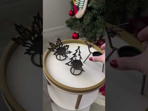 Small Round Side Table, Gold Round End Table with White Shelves, 3-Tier Modern Nightstand for Bedroom & Living Room, 21.7" H Narrow Gold Accent Table for Small Spaces, Dorm, Nursery (White & Gold)
